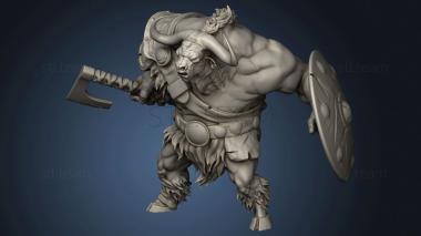 3D model Monster Rampage Longhorn Minotaur (STL)