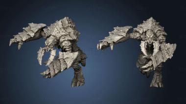 3D model Monster Rampage Umber Hulk Running (STL)