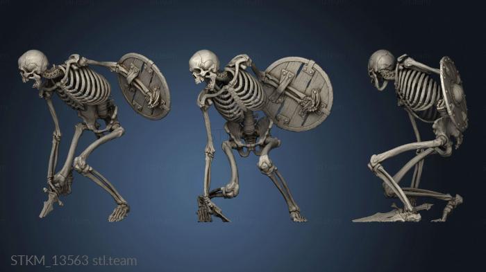 3D model Evil Skeleton Warrior (STL)