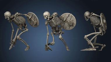 3D model Evil Skeleton Warrior (STL)