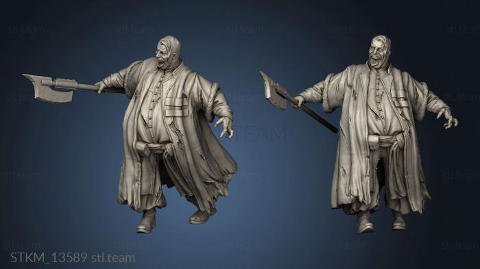 3D model Fantasy Fat Zombie Big (STL)