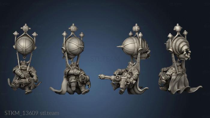 3D model Fantasy Inner Circle Jarls Rune Riders (STL)