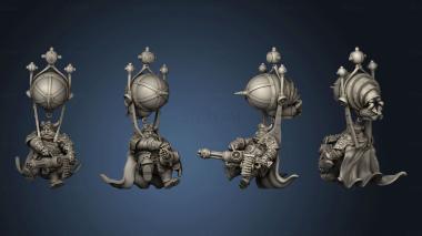 3D model Fantasy Inner Circle Jarls Rune Riders (STL)