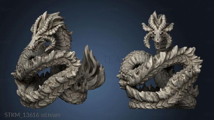 3D model Hell Hath Fury Mortas Dragon (STL)