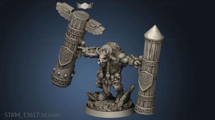 3D model Minotaurs Fell Falls Jauger Bloodcrush (STL)