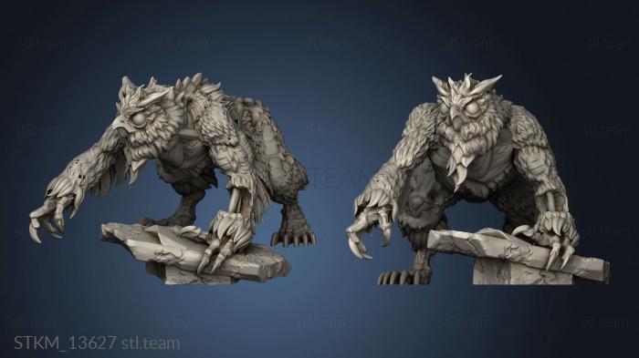 3D модель Гибель Нежити и Зомби Owlbear После (STL)