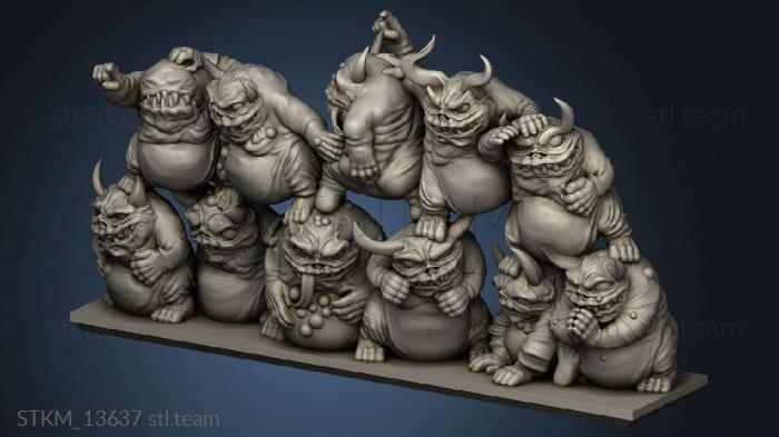 3D model Fat Imps Nurglings imp (STL)