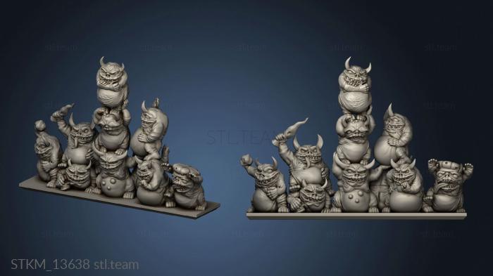 3D model Fat Imps Nurglings (STL)