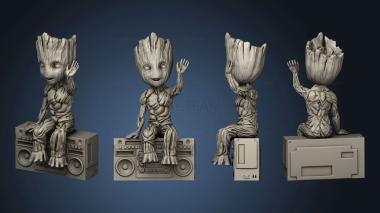 3D model Hello Groot Figurine statue (STL)