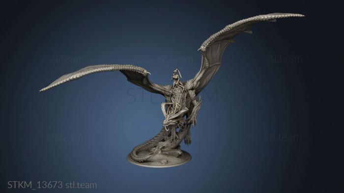 3D model Flying Dragon bighorns (STL)