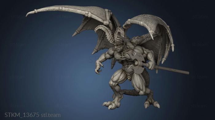 3D model horned devil male (STL)