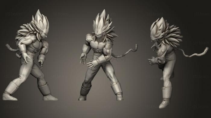 3D model Vegeta Ss4   Dragon Ball Gt (STL)