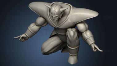 3D model Frieza forces Ginyu remeshed (STL)