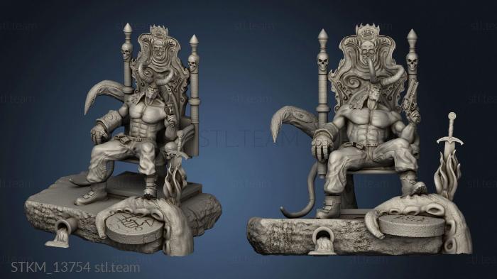 3D model Hellboy Throne (STL)