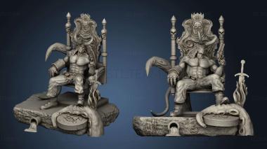 3D model Hellboy Throne (STL)