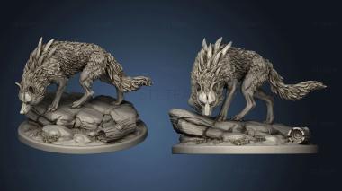 3D model Dragon Trappers Wolves Wild Wolf All (STL)