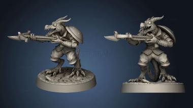 3D model Dragon War Kobold Crossbow Troops (STL)