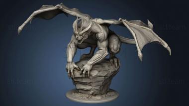 3D model Gargoyles Dragon (STL)