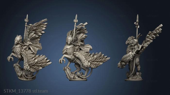 3D model Generals general mounted (STL)