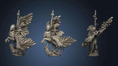 3D model Generals general mounted (STL)