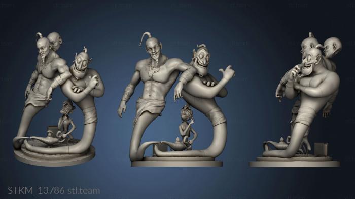 3D model Genius Aladdin Diorama (STL)