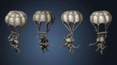 3D model Dragon War Kobold Paratroopers Para (STL)