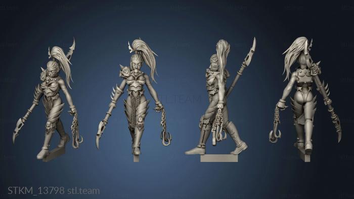 3D model heroes batch dark elf princess (STL)