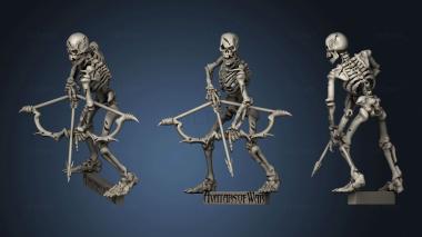 3D model heroes batch skeleton archer (STL)