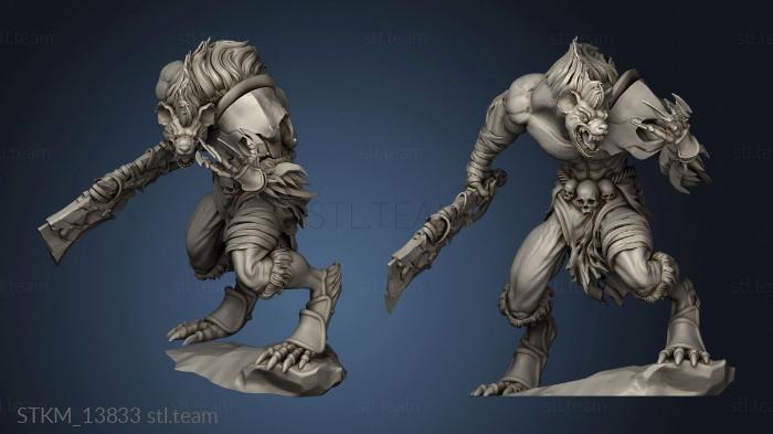 3D model Gnolls Death Knight (STL)