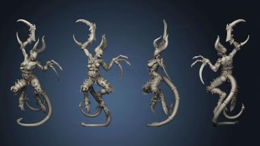 3D model gone and Temptation Agony Daemonettes Demonte (STL)