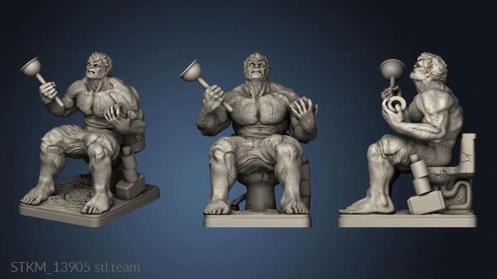 3D model Hulk au chiotte IG SPFORG (STL)