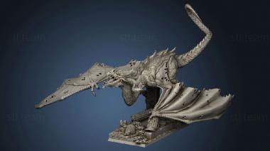 3D model KS Monsters Dragon salvaje Wil Sq (STL)