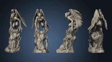 3D model harpies BSG sitting harpy in (STL)