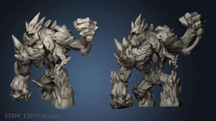 3D model Kragudur Clan Crystal Golem (STL)