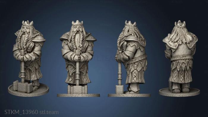 3D model Dwarven Holds Clan gg’s Arena Statue King Rowan Atlan (STL)