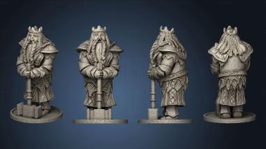 3D model Dwarven Holds Clan gg’s Arena Statue King Rowan Atlan (STL)