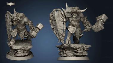 3D model Minotaurs Fell Falls Dargo Foul The (STL)