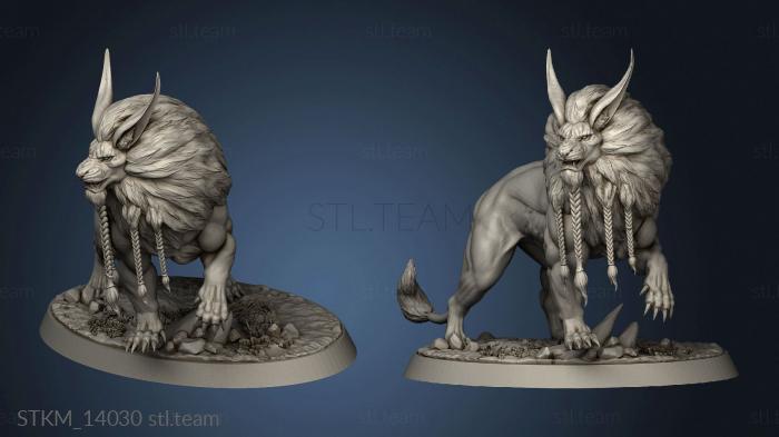 3D model Elves the Eternal Summits II Troops Overlord Crag Lions (STL)