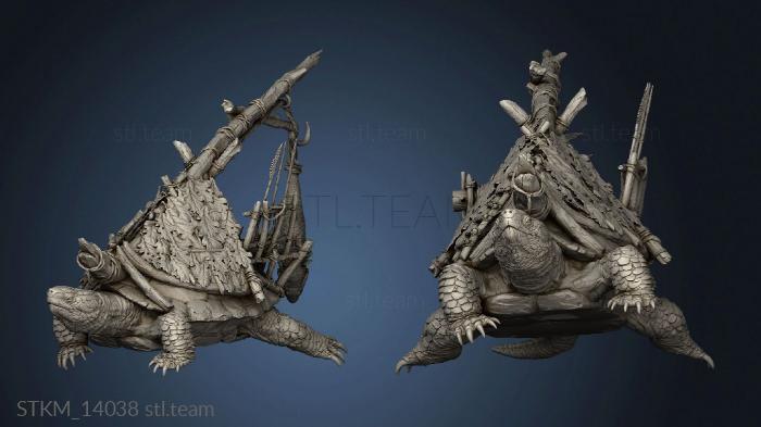 3D model Tale Archduke Mousin Turtle Platform (STL)