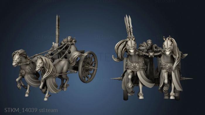 3D model Elven Princes and their Warchariots Chariot (STL)