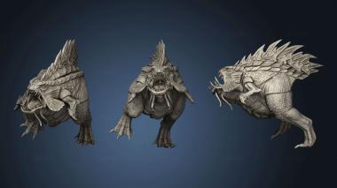 3D model Trench Abyssal Depths Morlok Pouncers The (STL)