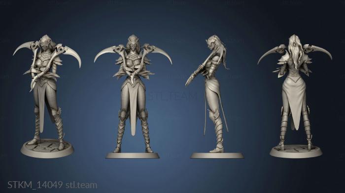 3D model death deathcult sickles crossed (STL)