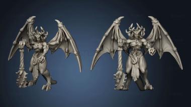 3D model Hell Hath Fury Grand Fiend Wings (STL)