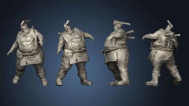 3D model Heroes and Beasts Onyx Fayhallow butcher (STL)