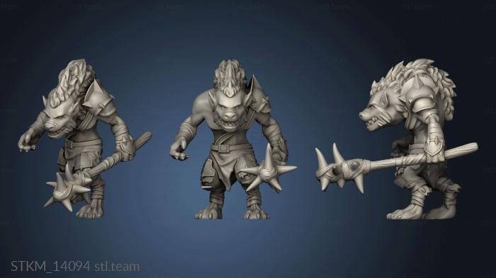 3D model heros Gnoll Ravager (STL)