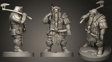 3D model Dwarf hunter 3D print model (STL)