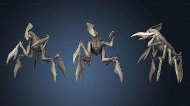 3D model Hokusai Terrifying Crab Lizard (STL)