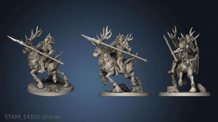 3D model Sylvan Knights Stag Rider (STL)