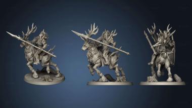 3D model Sylvan Knights Stag Rider (STL)