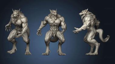 3D model garou Werewolf (STL)